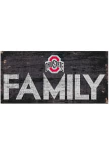 Ohio State Buckeyes Family 6x12 Sign