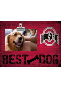 Ohio State Buckeyes Best Dog Clip Picture Frame