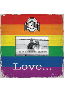 Ohio State Buckeyes Love Pride Picture Frame