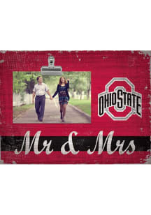 Ohio State Buckeyes Mr and Mrs Clip Picture Frame
