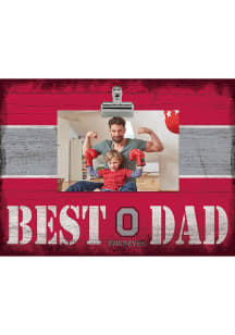 Ohio State Buckeyes Best Dad Clip Picture Frame