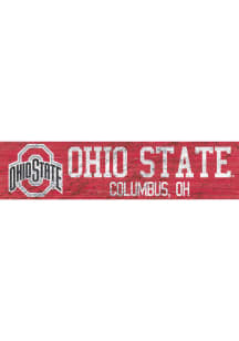 Ohio State Buckeyes 6x24 Sign