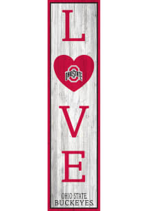 Ohio State Buckeyes 24 Inch Love Leaner Sign