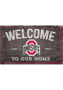 Ohio State Buckeyes Welcome to our Home Sign