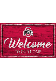 Ohio State Buckeyes Team Welcome 11x19 Sign