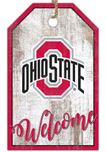 Ohio State Buckeyes Welcome Team Tag Sign
