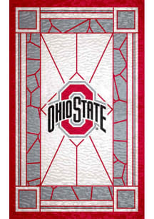 Ohio State Buckeyes Stained Glass Sign