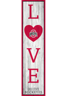 Ohio State Buckeyes 48 Inch Love Leaner Sign