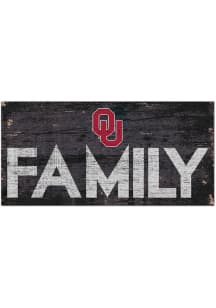 Oklahoma Sooners Family 6x12 Sign