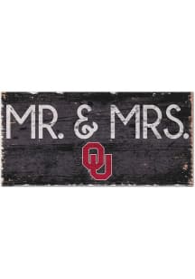 Oklahoma Sooners Mr and Mrs Sign