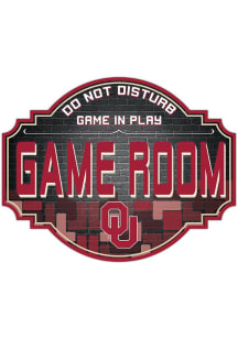Oklahoma Sooners 12 Inch Game Room Tavern Sign
