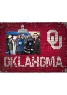 Oklahoma Sooners Team Clip Picture Frame