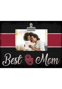 Oklahoma Sooners Best Mom Clip Picture Frame