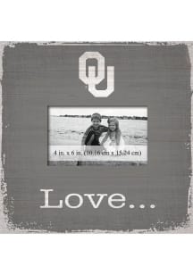 Oklahoma Sooners Love Picture Picture Frame