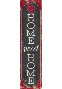 Oklahoma Sooners 24 Inch Home Sweet Home Leaner Sign