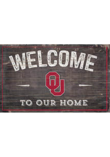 Oklahoma Sooners Welcome to our Home Sign