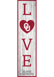 Oklahoma Sooners 48 Inch Love Leaner Sign