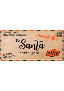 Oklahoma State Cowboys To Santa Decor