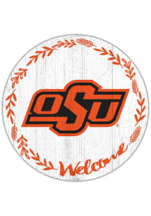 Oklahoma State Cowboys Welcome Circle Sign