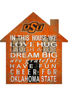 Oklahoma State Cowboys 12 inch House Sign