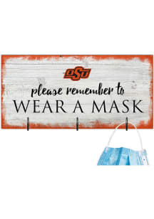 Oklahoma State Cowboys Please Wear Your Mask Sign