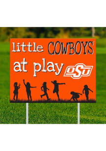 Oklahoma State Cowboys Little Fans at Play Yard Sign