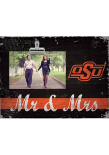 Oklahoma State Cowboys Mr and Mrs Clip Picture Frame