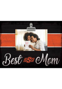 Oklahoma State Cowboys Best Mom Clip Picture Frame
