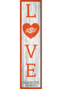 Oklahoma State Cowboys 48 Inch Love Leaner Sign