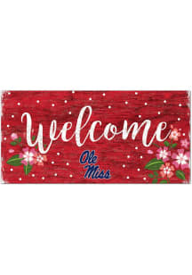 Ole Miss Rebels Welcome Floral Sign