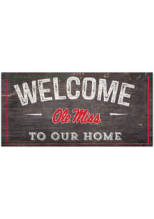 Ole Miss Rebels Welcome Distressed Sign