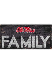 Ole Miss Rebels Family 6x12 Sign