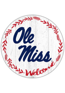 Ole Miss Rebels Welcome Circle Sign