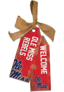 Ole Miss Rebels Team Tags Sign