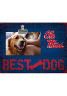 Ole Miss Rebels Best Dog Clip Picture Frame