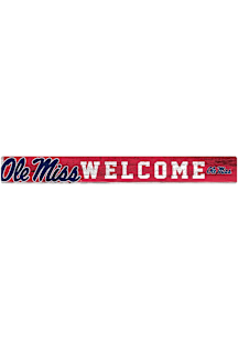 Ole Miss Rebels Welcome Strip Sign - Blue