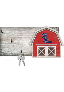 Ole Miss Rebels Team Barn Key Holder Sign