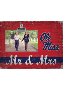Ole Miss Rebels Mr and Mrs Clip Picture Frame
