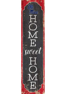 Ole Miss Rebels 24 Inch Home Sweet Home Leaner Sign