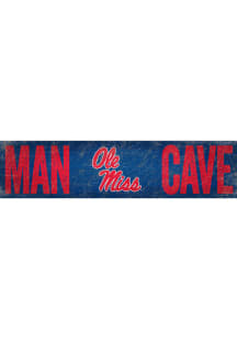 Ole Miss Rebels Man Cave 6x24 Sign
