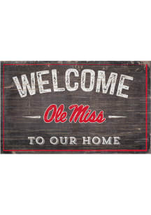 Ole Miss Rebels Welcome to our Home Sign