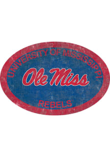 Ole Miss Rebels 46 Inch Oval Team Sign