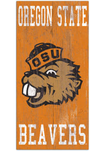 Oregon State Beavers Heritage Logo 6x12 Sign