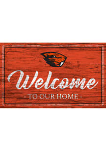 Oregon State Beavers Welcome to our Home 6x12 Sign