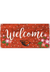 Oregon State Beavers Welcome Floral Sign