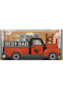 Oregon State Beavers Best Dad Truck Sign