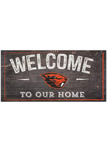 Oregon State Beavers Welcome Distressed Sign