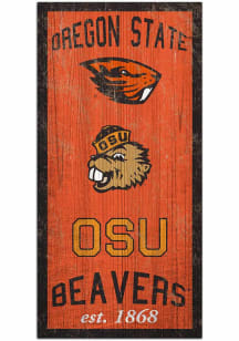 Oregon State Beavers Heritage 6x12 Sign