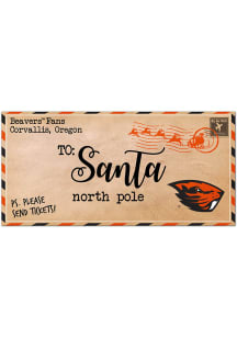 Oregon State Beavers To Santa Sign
