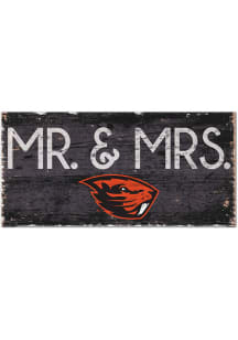 Oregon State Beavers Mr and Mrs Sign